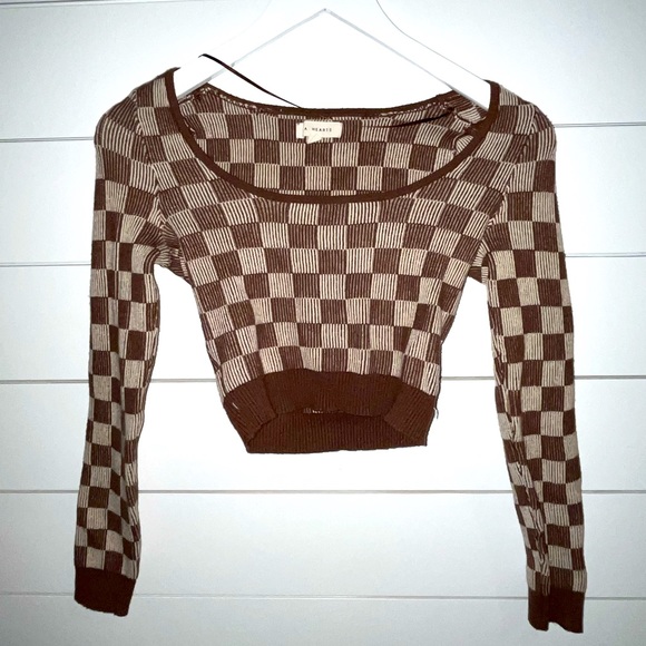 pacsun long sleeve cropped top - Picture 1 of 1